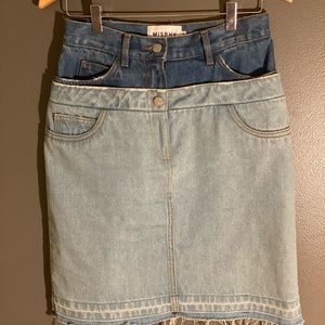 Misbhv Denim Skirt